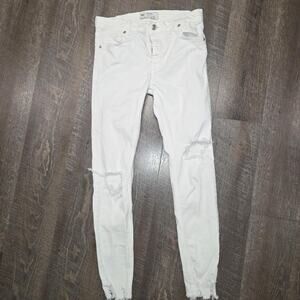 Free people white skinny jeans